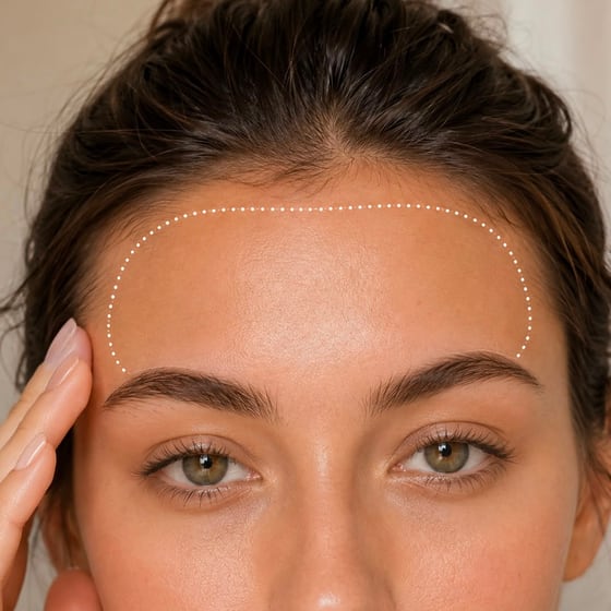 Forehead