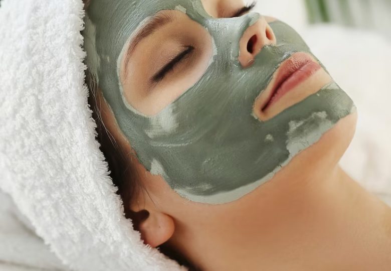 A laser hair removal treatment being administered