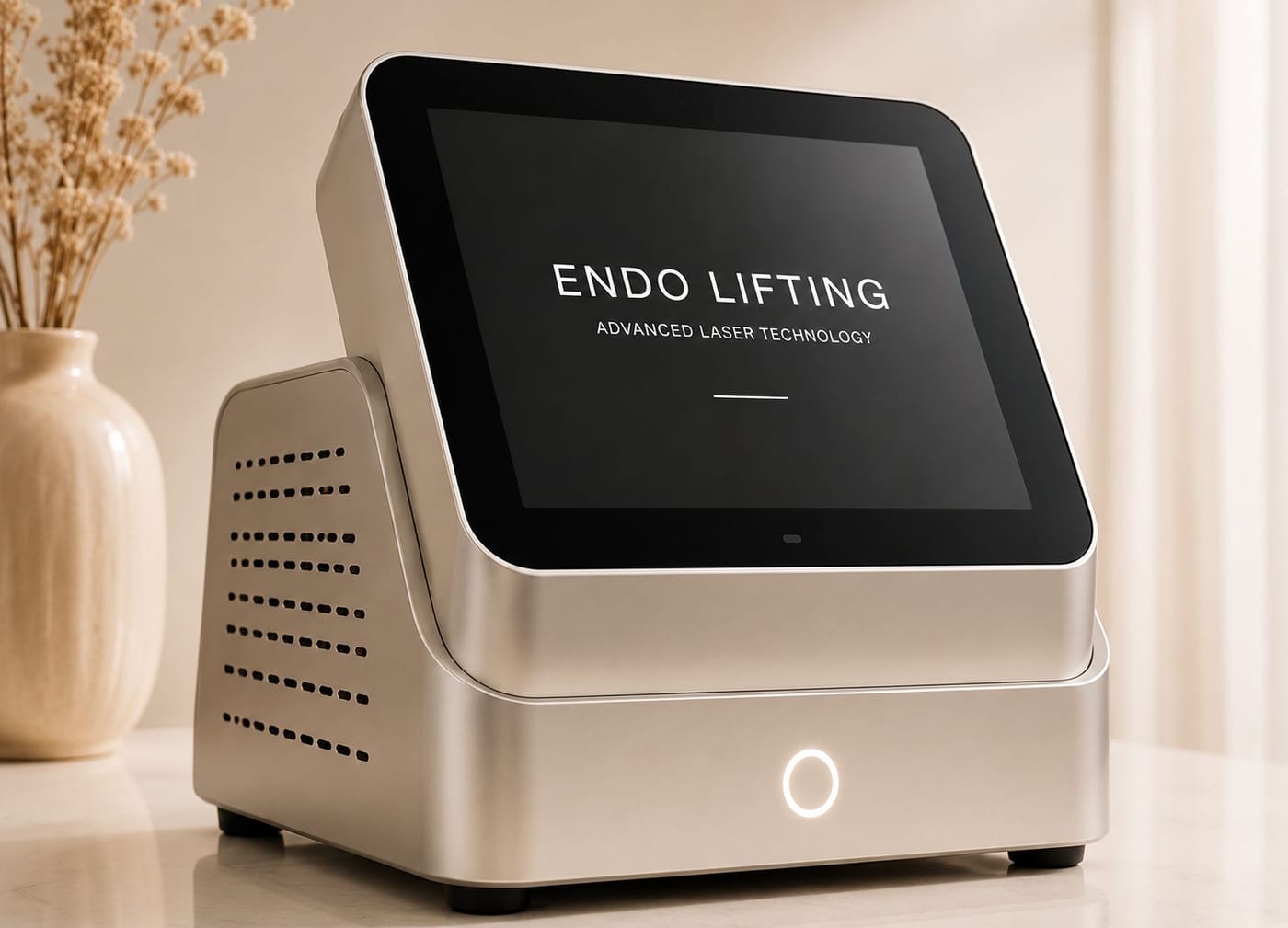Endo Lifting advanced laser technology device on a clinic countertop
